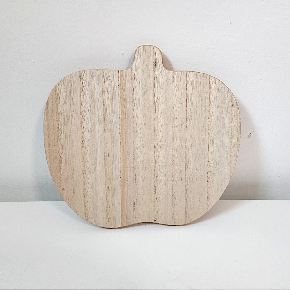 9.7” Pumpkin Shaped Wooden Lazy Susans - Set Of 3